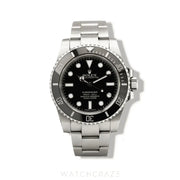 2017 ROLEX SUBMARINER NO DATE BLACK DIAL 40MM