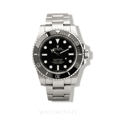 2017 ROLEX SUBMARINER NO DATE BLACK DIAL 40MM
