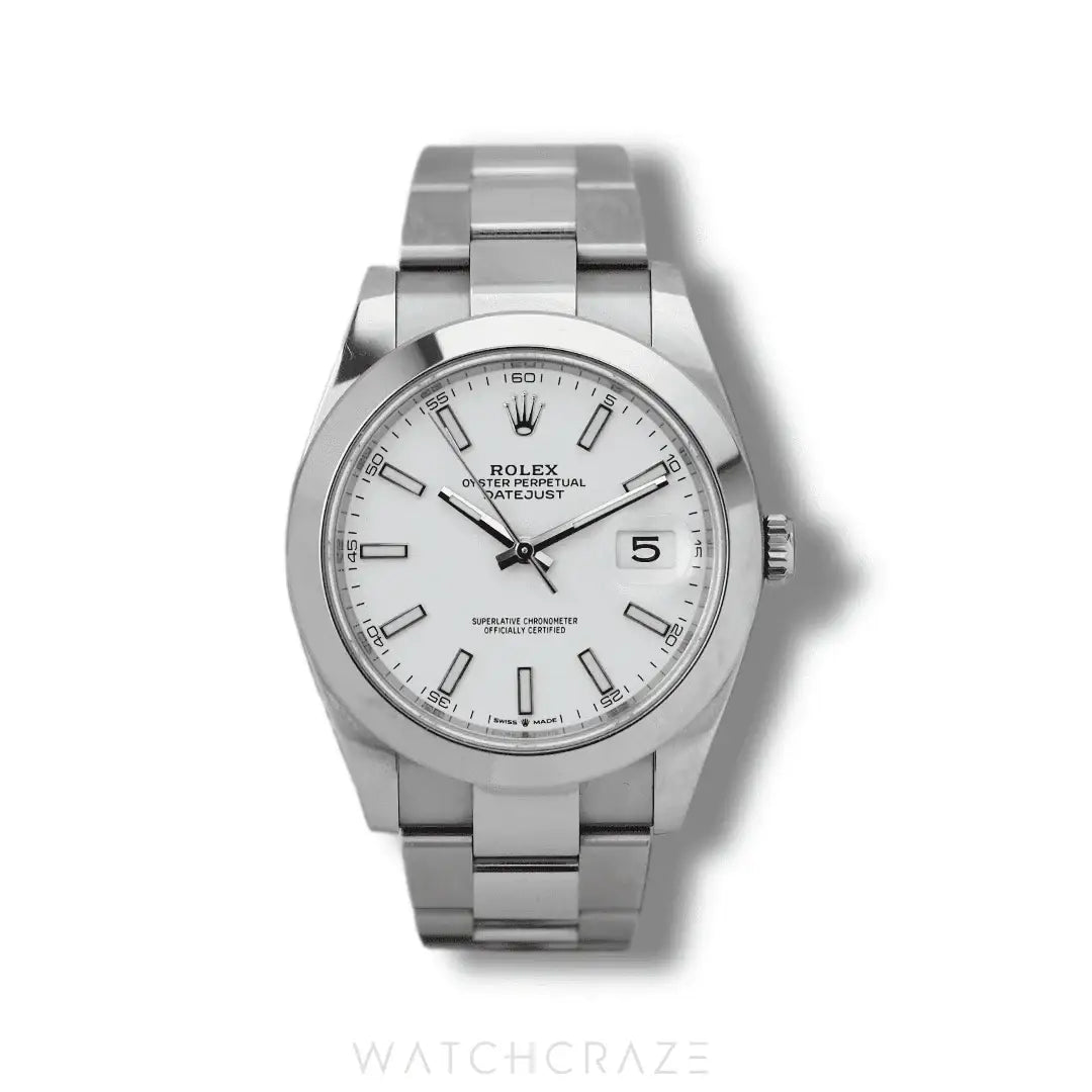 2023 ROLEX DATEJUST WHITE DIAL 41MM 126300