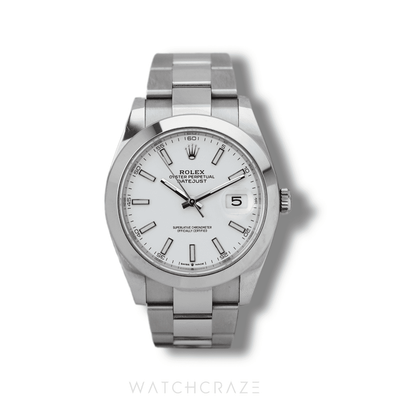 2023 ROLEX DATEJUST WHITE DIAL 41MM 126300