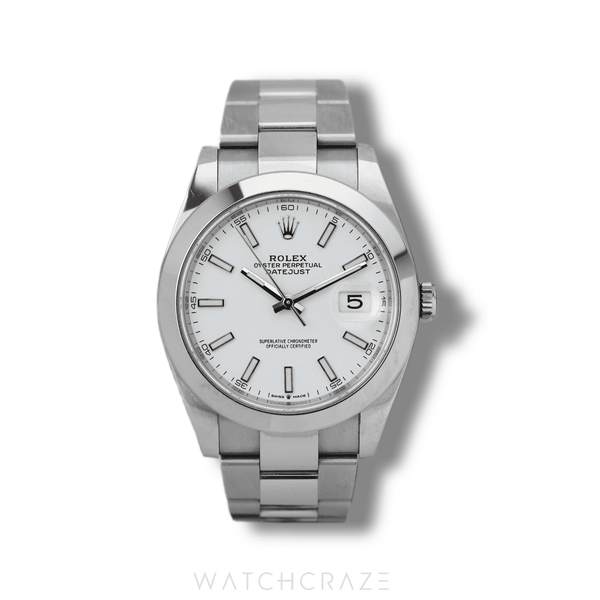 2023 ROLEX DATEJUST WHITE DIAL 41MM 126300