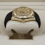 2021 ROLEX SKY-DWELLER OYSTERFLEX CHAMPAGNE DIAL 42MM 326238