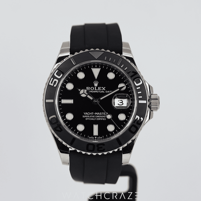 2021 ROLEX YACHTMASTER OYSTERFLEX WHITE GOLD 42MM 226659