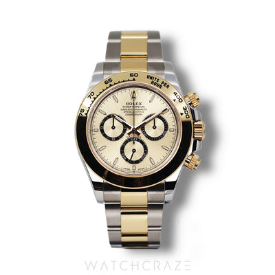 2024 ROLEX DAYTONA COSMOGRAPH TWO TONE YELLOW GOLD/STEEL 40MM