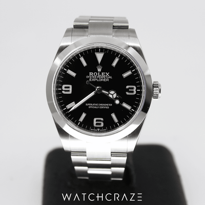 2023 ROLEX EXPLORER BLACK DIAL STAINLESS STEEL BRACELET 40MM 224270