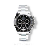 2020 ROLEX DAYTONA COSMOGRAPH BLACK DIAL 40MM 116500LN