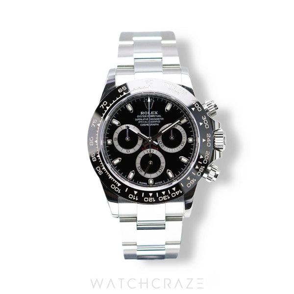 2020 ROLEX DAYTONA COSMOGRAPH BLACK DIAL 40MM 116500LN