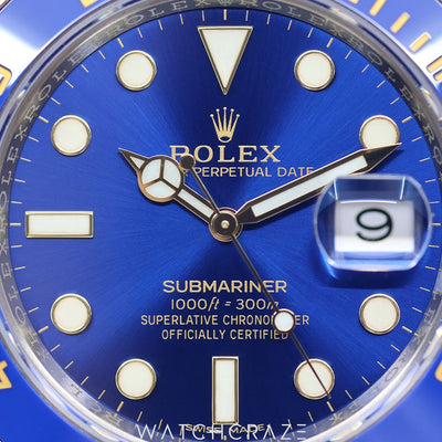 2020 ROLEX SUBMARINER DATE TWOTONE “BLUESY” 40MM 116613LB
