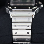 2023 CARTIER SANTOS DE CARTIER SKELETON GREEN WHSA0028