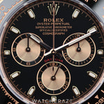 2020 ROLEX COSMOGRAPH DAYTONA BLACK DIAL EVEROSE GOLD 40MM 116515LN