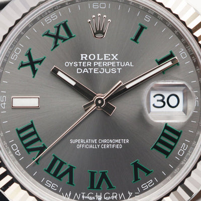 2024 ROLEX DATEJUST JUBILEE WIMBLEDON DIAL 41MM 126334