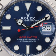 2022 ROLEX YACHTMASTER BLUE DIAL 40MM 126622 - RX-8 STICKERS APPLIED