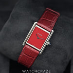 2023 CARTIER TANK MUST CLARET LAQUERED DIAL WSTA0054
