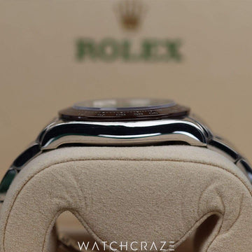 2021 ROLEX DAYTONA PLATINUM ICE BLUE DIAL DIAMOND BAGUETTE MARKERS 40MM 116506