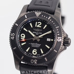 2021 BREITLING SUPEROCEAN AUTOMATIC BLACK STEEL 46MM M17368