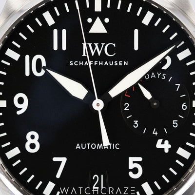2020 IWC BIG PILOT WATCH BLACK DIAL 46.2MM IW501001