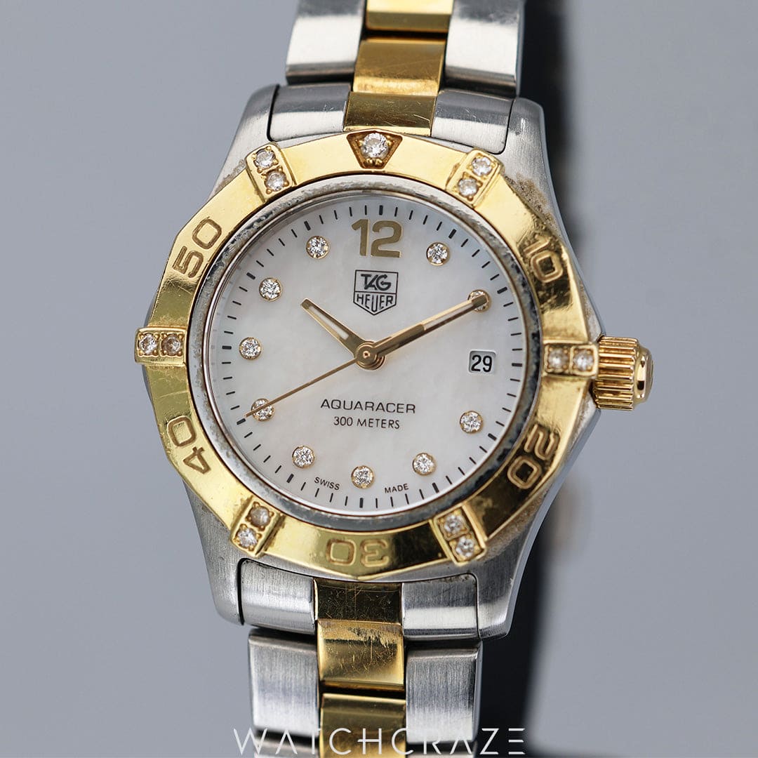 TAG Heuer ゴールドシルバー 時計　515/A　美品 タグホイヤー プロフェッショナル200 腕時計 995 408A クオーツ