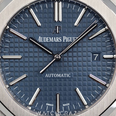 2015 AUDEMARS PIGUET ROYAL OAK 41MM BLUE DIAL 15400ST.OO.1220ST.03