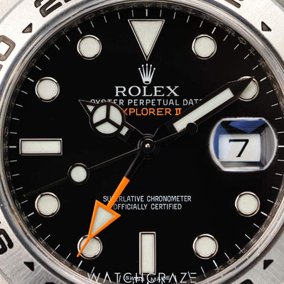 2012 ROLEX EXPLORER II BLACK DIAL 42MM 216570