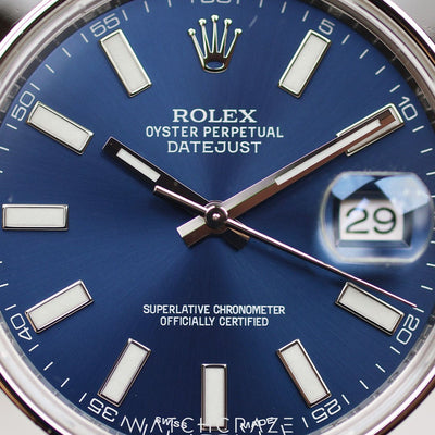 2014 ROLEX DATEJUST BLUE DIAL 41MM 116300