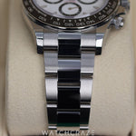 2023 ROLEX DAYTONA WHITE DIAL “PANDA” 126500LN STAINLESS STEEL