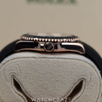 2022 ROLEX YATCHMASTER ROSE GOLD DIAMOND DIAL 37MM 268655