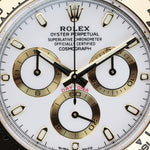 2022 ROLEX DAYTONA COSMOGRAPH TWO-TONE WHITE DIAL 40MM 116503