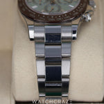 2021 ROLEX DAYTONA PLATINUM ICE BLUE DIAL DIAMOND BAGUETTE MARKERS 40MM 116506