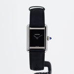 2022 CARTIER TANK MUST BLACK DIAL SMALL WSTA0071
