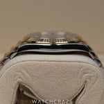 2022 ROLEX DATEJUST TWO TONE YELLOW GOLD AND STEEL BLACK DIAL 41MM 126333