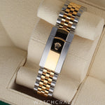 2024 ROLEX DATEJUST TWO TONE YELLOW GOLD AND STEEL CHAMPGANE DIAL 36MM 126233