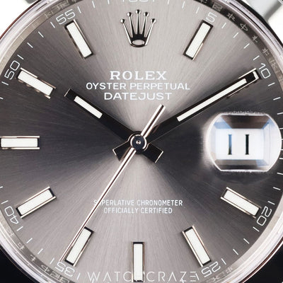 2024 ROLEX DATEJUST GREY DIAL 41MM 126300