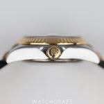 ROLEX DATEJUST TWO TONE GOLD AND STEEL 28MM 279173