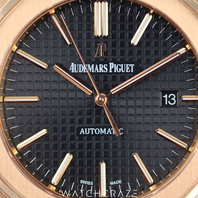 2013 AUDEMARS PIGUET ROYAL OAK ROSE GOLD 41MM 15400OR.OO.D002CR.01
