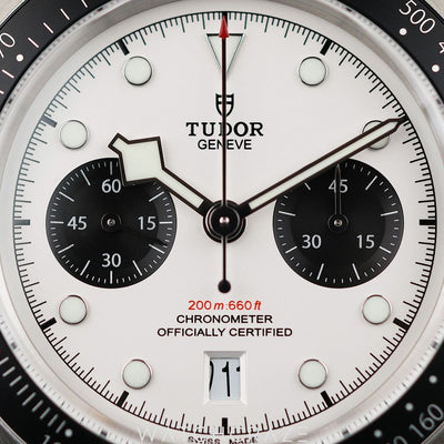 2021 TUDOR BLACK BAY CHRONO WHITE DIAL 41MM 79360N