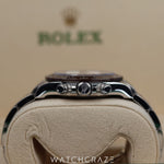 2021 ROLEX DAYTONA PLATINUM ICE BLUE DIAL DIAMOND BAGUETTE MARKERS 40MM 116506