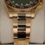 2009 ROLEX GMT MASTER II GREEN DIAL 40MM 116718LN