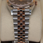 2024 ROLEX DATEJUST TWO TONE ROSE GOLD AND STEEL 36MM 126231