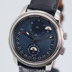 PARMIGIANI FLEURIER TORIC HEMISPHERES RETROGRADE STEEL BLUE PFC901-1020001-300182