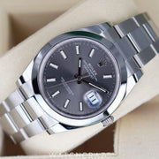 2024 ROLEX DATEJUST GREY DIAL 41MM 126300