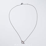 HERMES FINESSE PENDANT 18K WHITE GOLD 0.46CT DIAMONDS H219310B 00