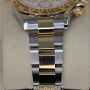 2021 ROLEX DAYTONA COSMOGRAPH TWO-TONE WHITE DIAL 40MM 116503