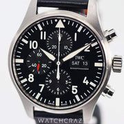 2014 IWC PILOT CHRONOGRAPH BLACK DIAL 42MM IW377709