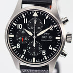 2014 IWC PILOT CHRONOGRAPH BLACK DIAL 42MM IW377709