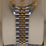 2024 ROLEX DATEJUST TWO TONE YELLOW GOLD AND STEEL SILVER DIAL 31MM 278273