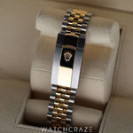 2024 ROLEX DATEJUST TWO TONE YELLOW GOLD AND STEEL BLACK DIAL DIAMOND MARKERS 36MM 126233