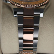 2020 ROLEX YACHT-MASTER TWO TONE ROSE GOLD AND STEEL CHOCOLATE DIAL 37MM 268621