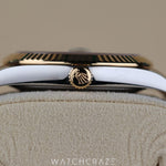 2024 ROLEX DATEJUST TWO TONE GOLD AND STEEL BLACK DIAL 41MM 126333