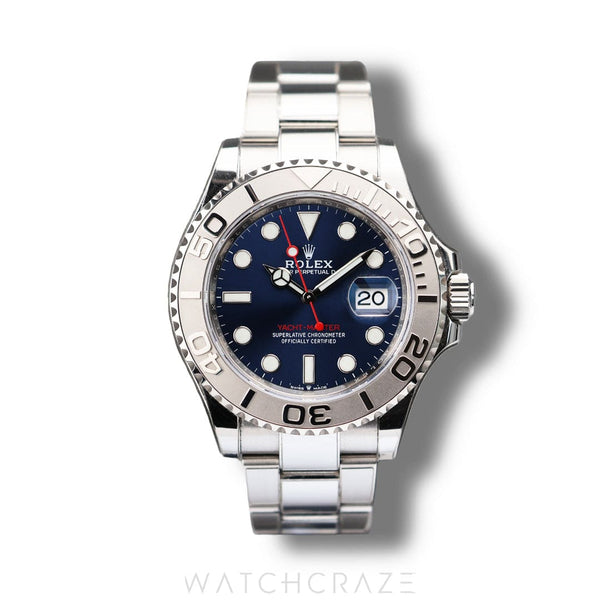 2022 ROLEX YACHTMASTER BLUE DIAL 40MM 126622 - RX-8 STICKERS APPLIED