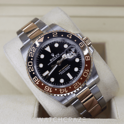 2022 ROLEX GMT MASTER II ‘ROOTBEER’ TWO TONE 40MM 126711CHNR